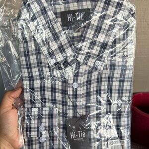 Hi-Tie Men's Plaid Shirt
